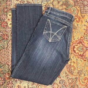 WILL NOT TAKE LESS Ladies KUT From The Kloth Darker Denim Straight Leg Jeans